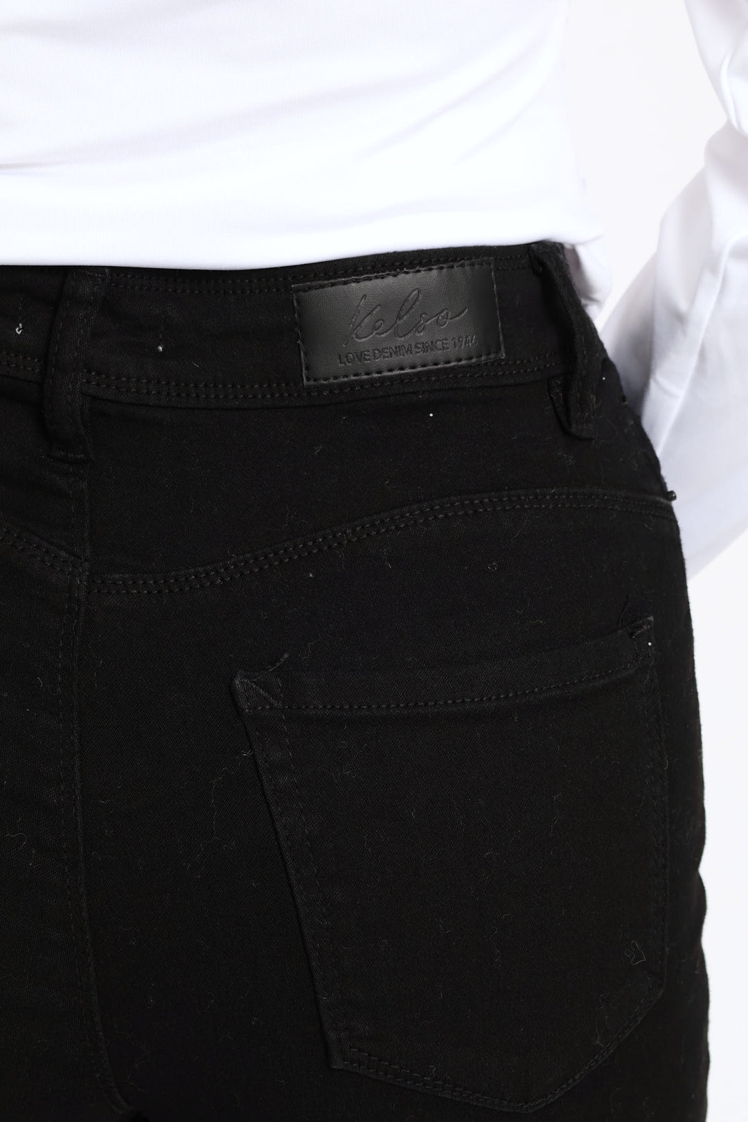 Push Up Hiwaist Skinny Jean - Black
