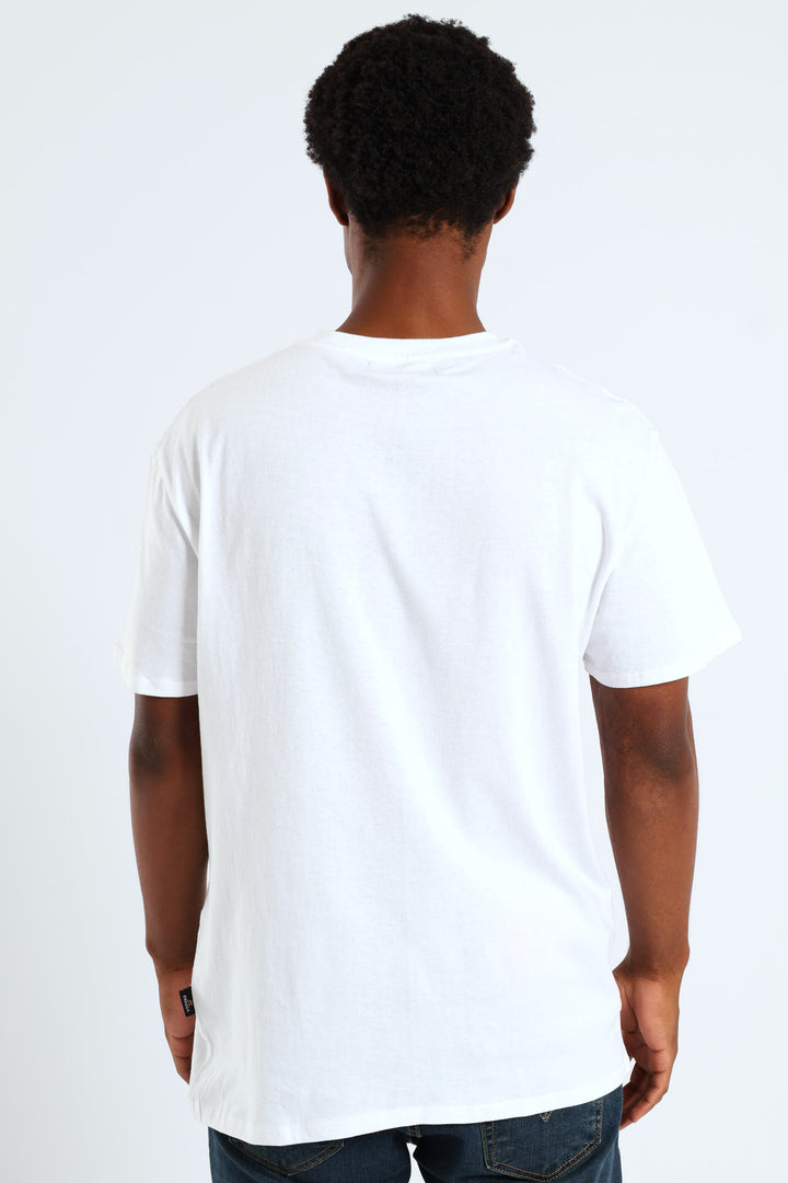 Basic Print T-Shirt - White
