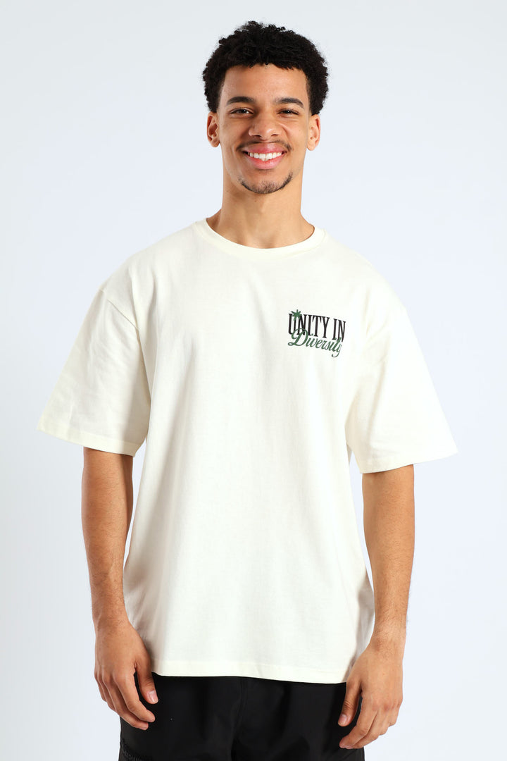 Unity Oversized T-Shirt - Ecru