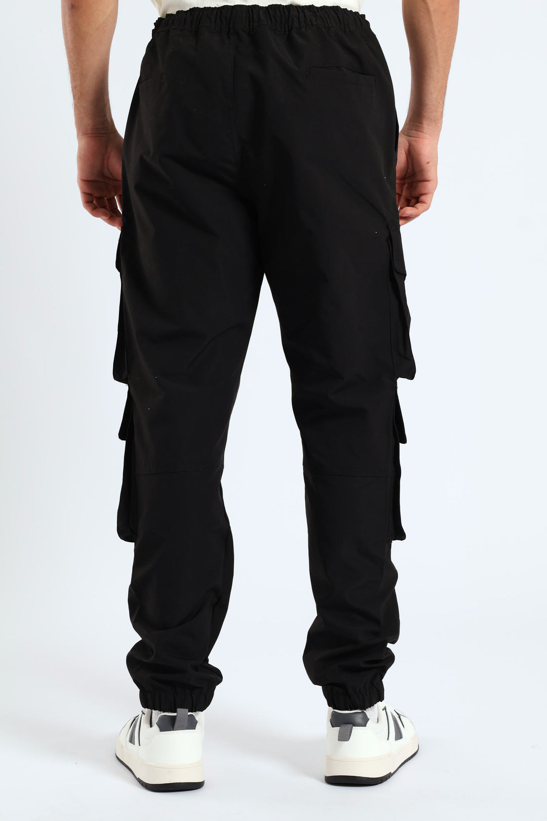 Multi Pocket Cargo Pants - Black