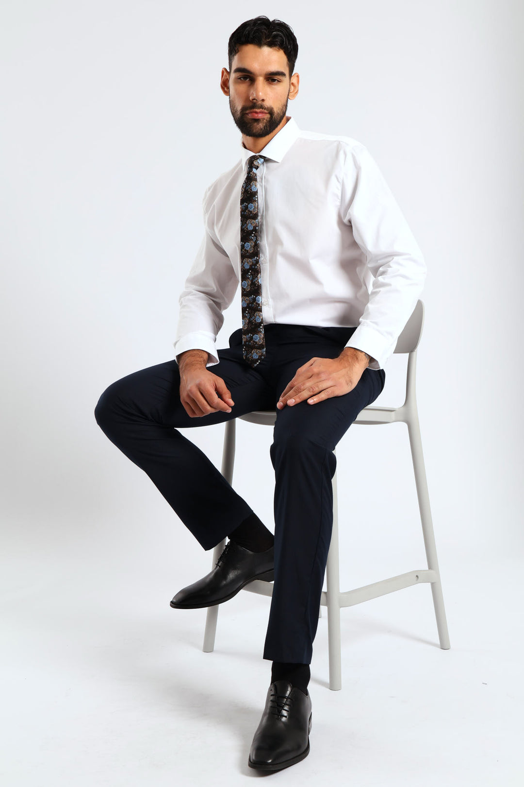 Basic Smart Trouser - Navy