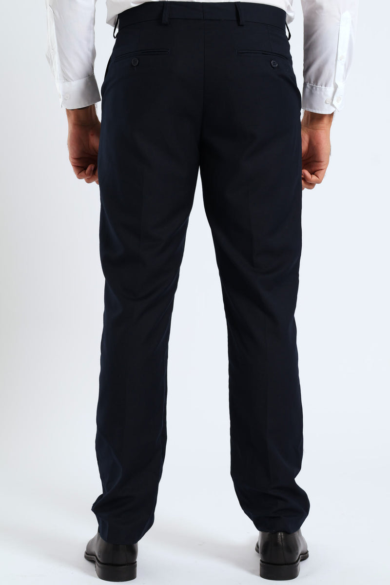 Basic Smart Trouser - Navy