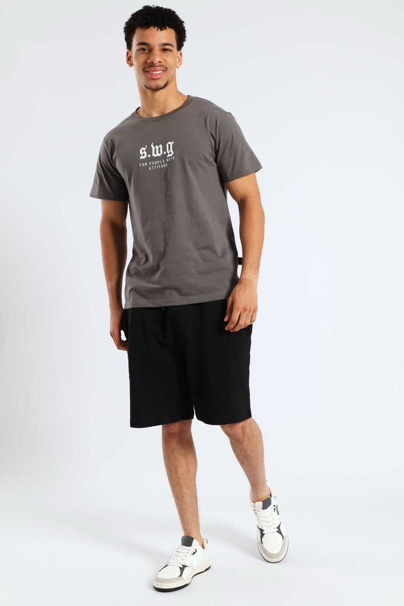 Basic Fleece Short - Black