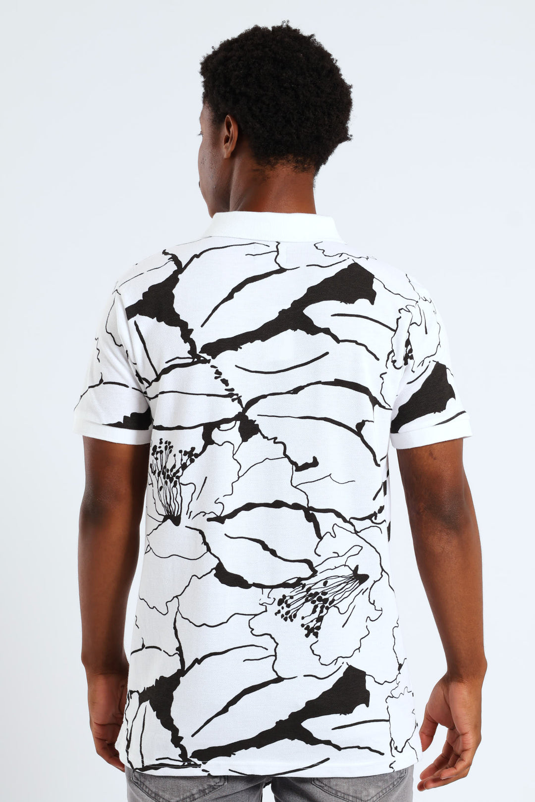 Print Golfer - White