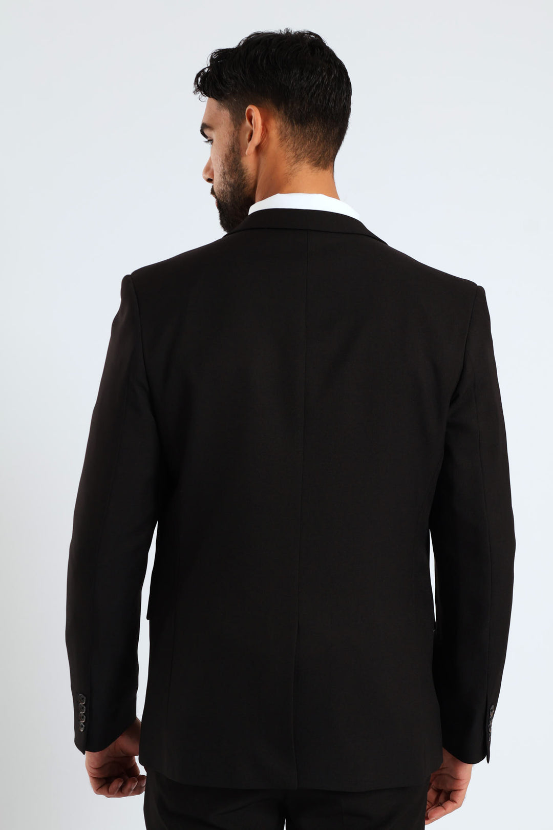 Men's Regular Fit Essential Suit Jacket - Black