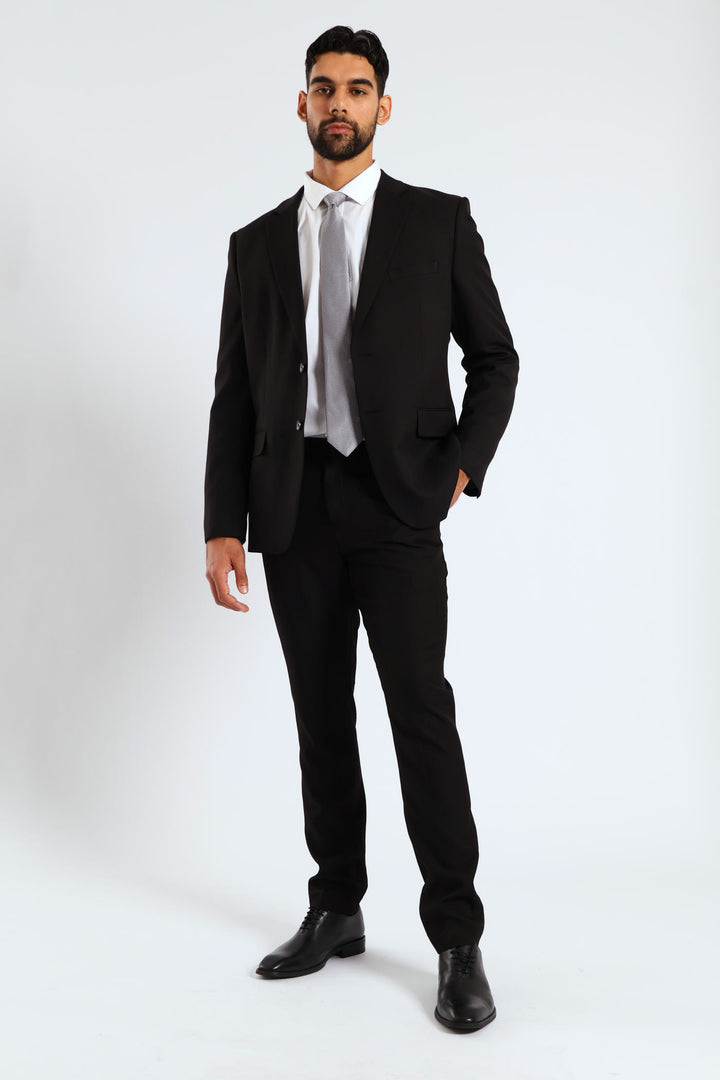 Slim Fit Essential Suit Trouser - Black