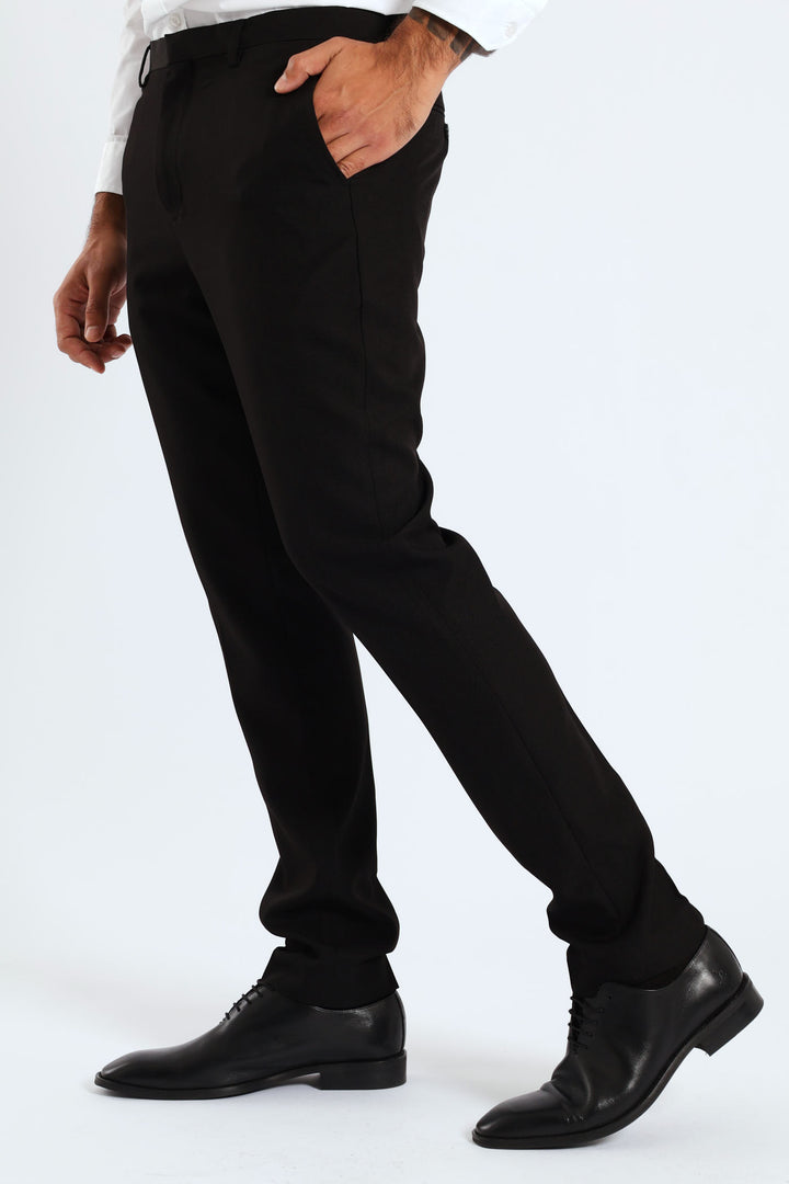 Slim Fit Essential Suit Trouser - Black