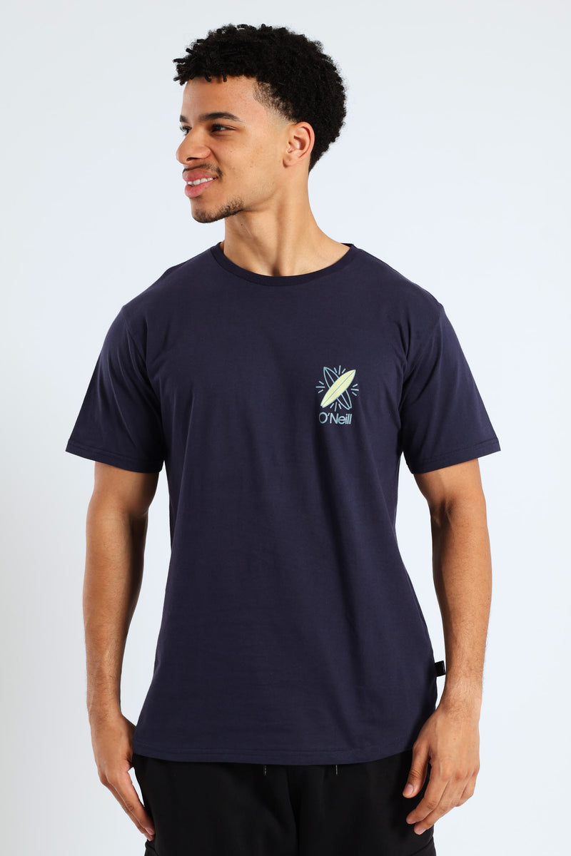 Short Sleeve Venice Tee - Navy