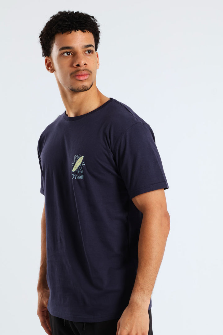 Short Sleeve Venice Tee - Navy