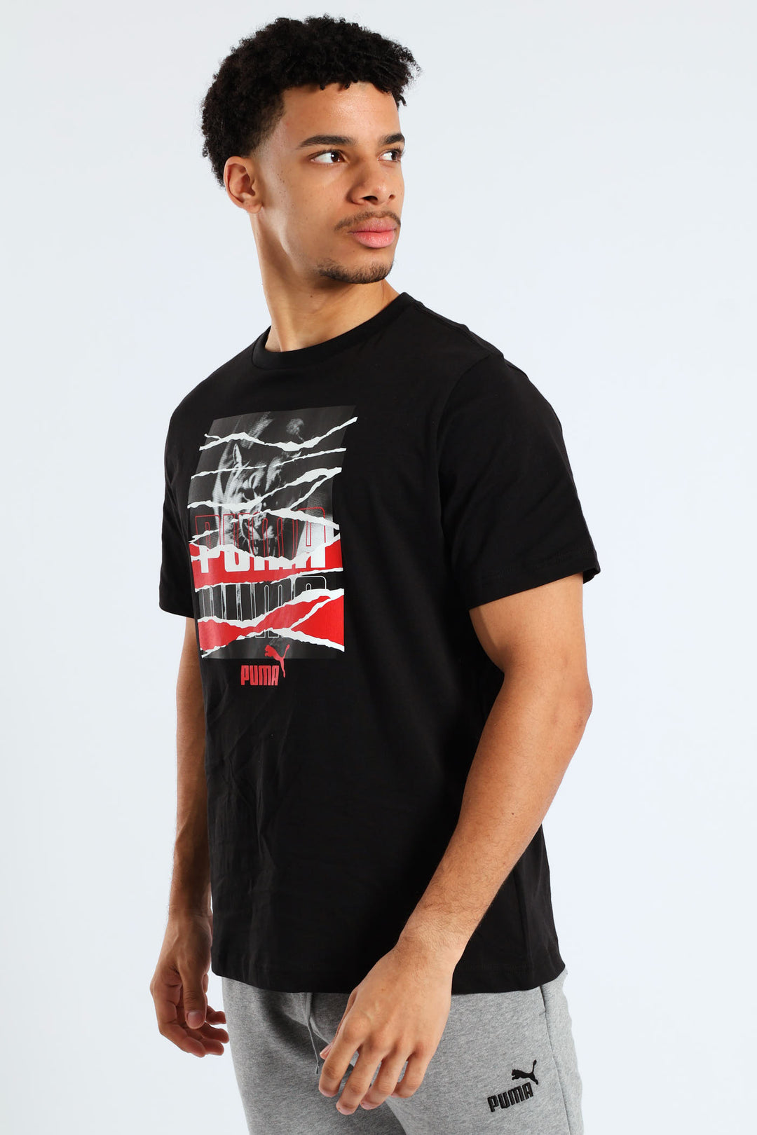 Photoprint Graphic Tee - Black