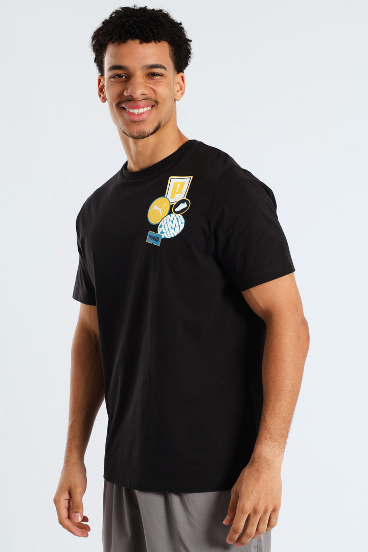 Graphics Icon Tee - Black