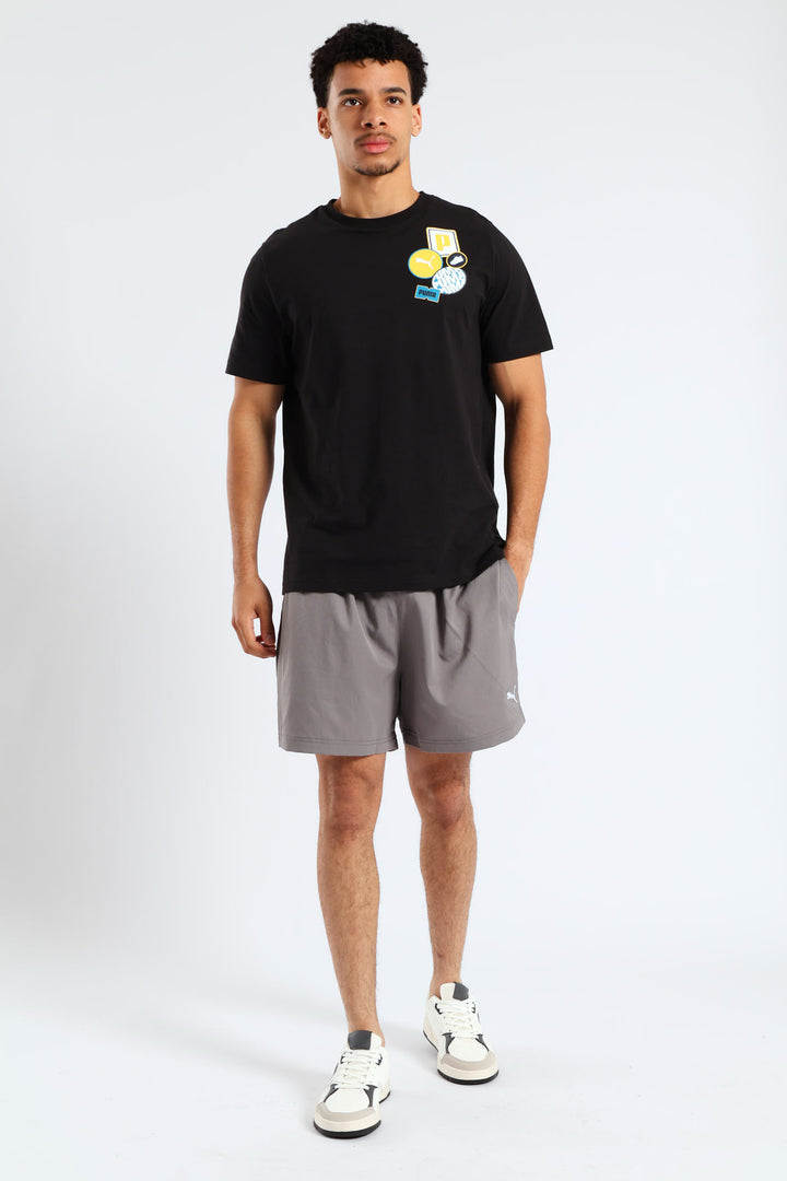 Essential 5" Woven Shorts - Grey