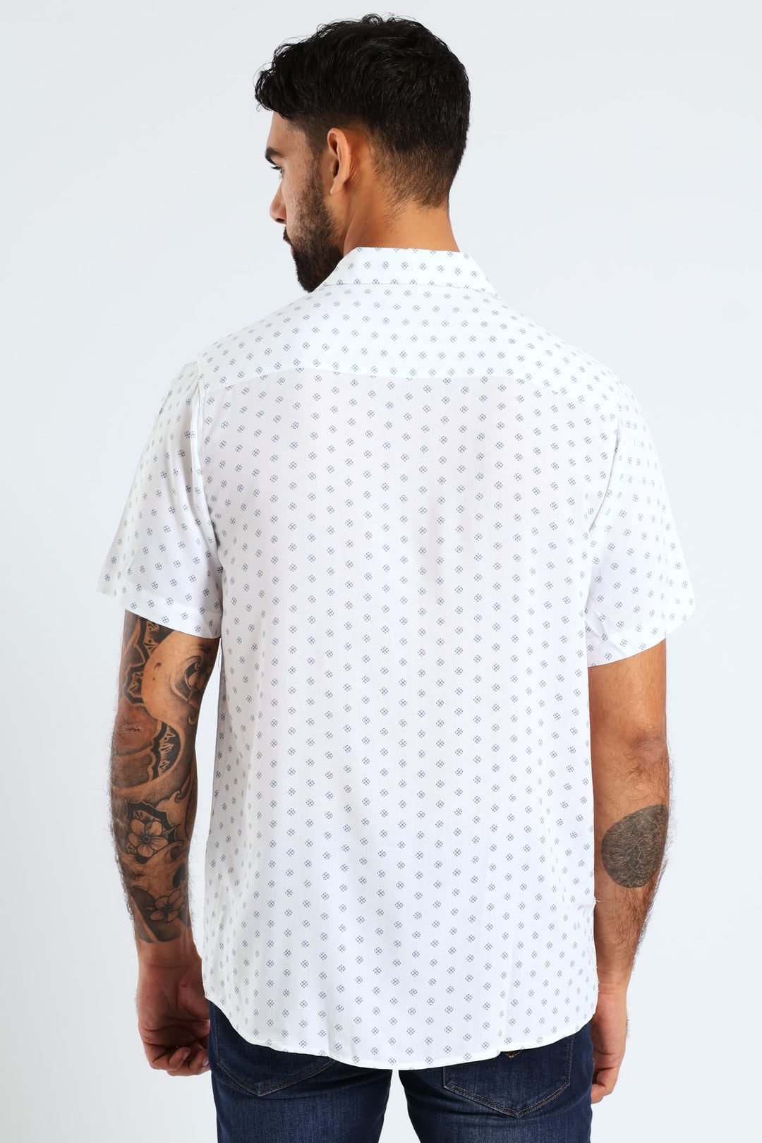 Aviator Print Shirt - White