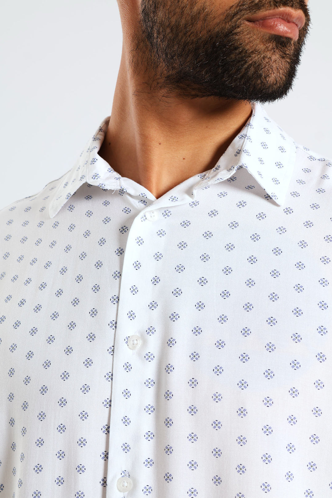 Aviator Print Shirt - White