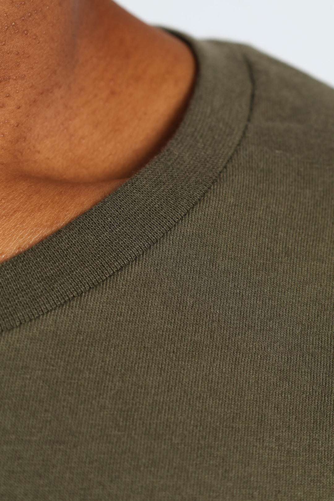 Social Distance Slogan Tee - Olive