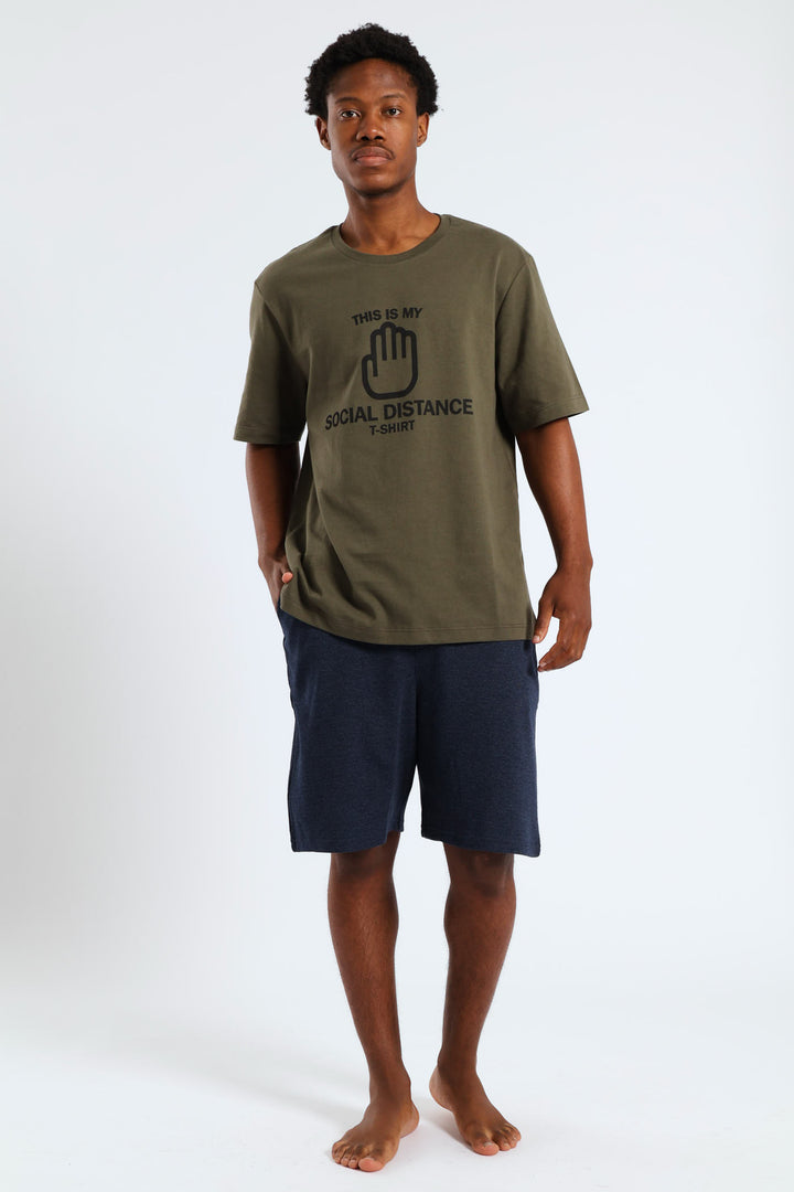 Waffle Shorts - Navy