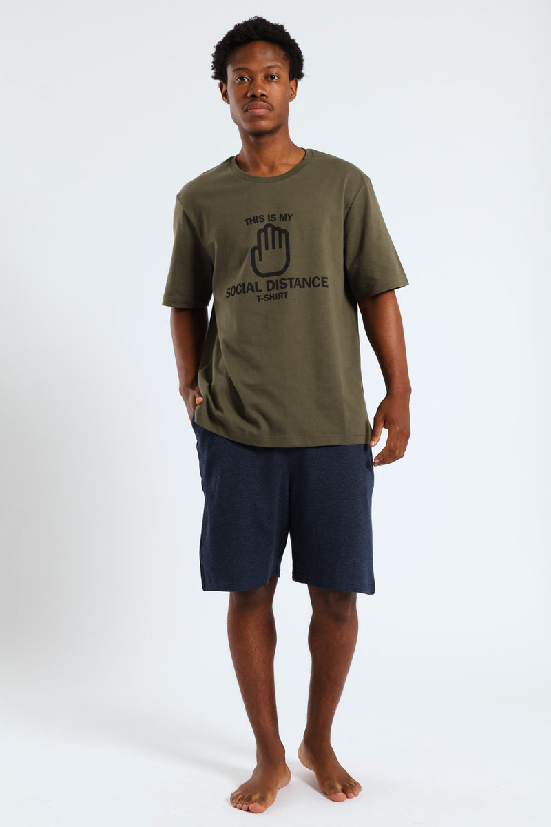 Waffle Shorts - Navy