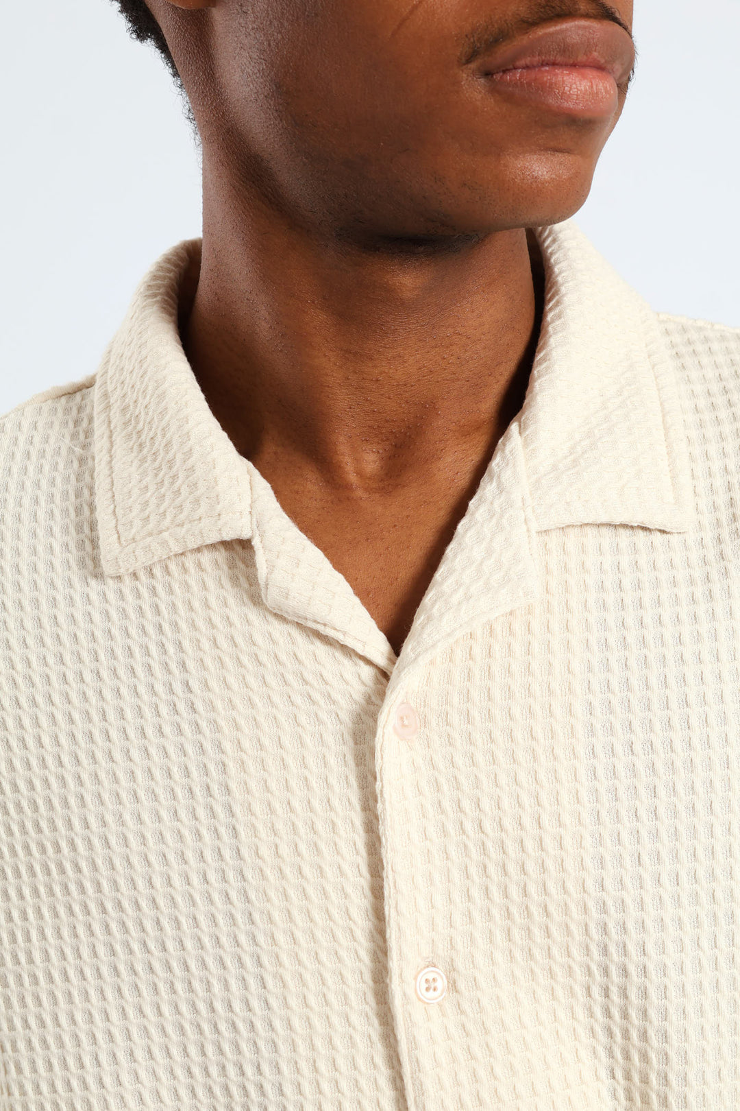 Waffle Shirt - Ecru