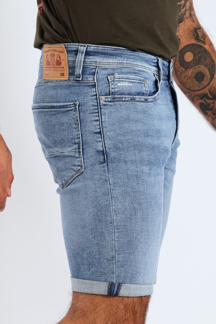 Vintage Denim Short - Mid Wash