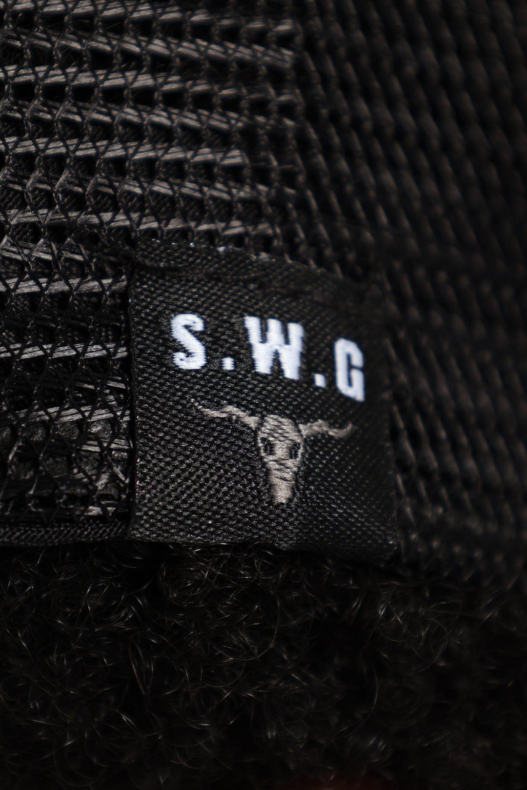 Bull Patch Trucker Cap - Black