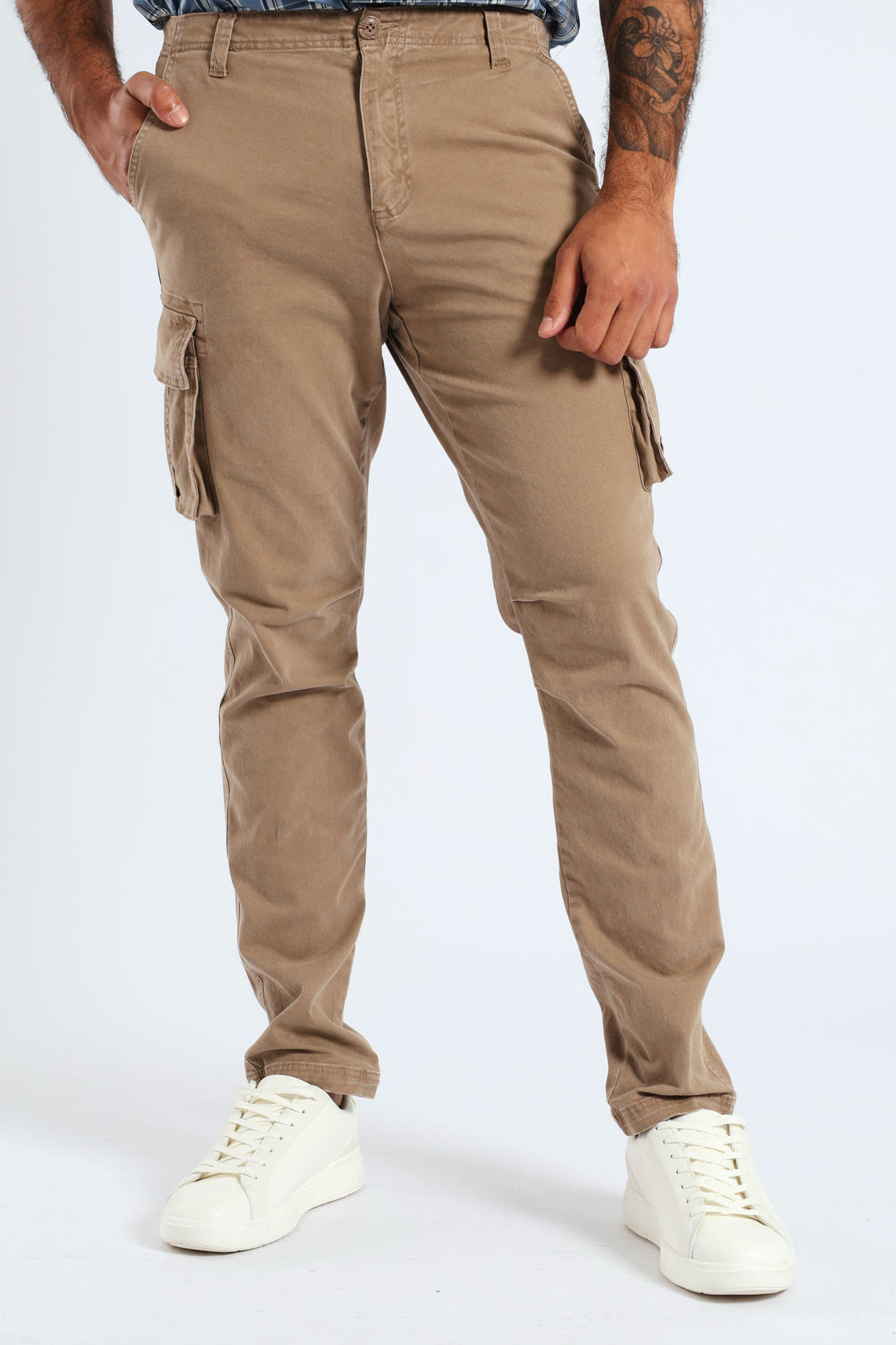 Cargo Bellows Pant - Khaki