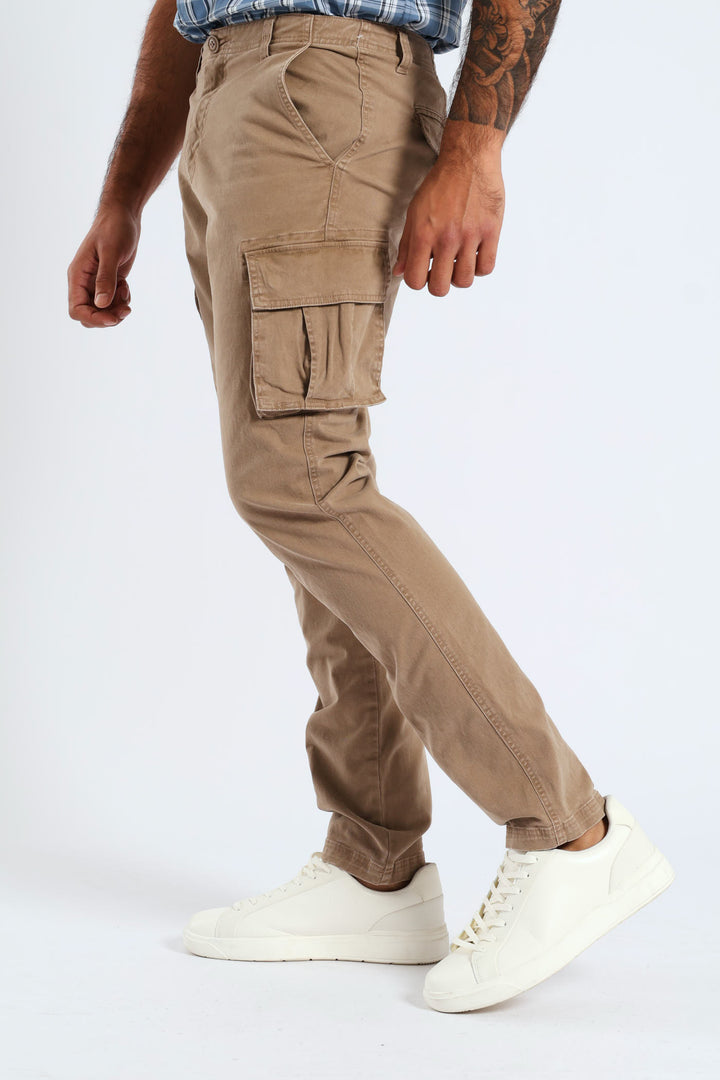 Cargo Bellows Pant - Khaki