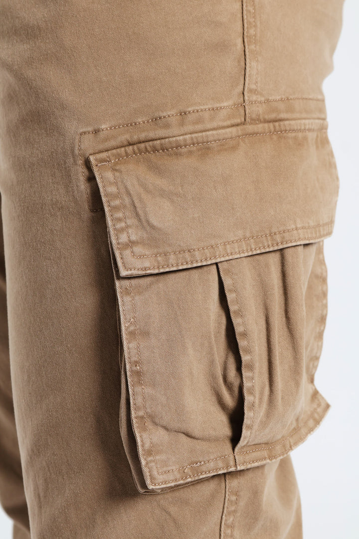 Cargo Bellows Pant - Khaki
