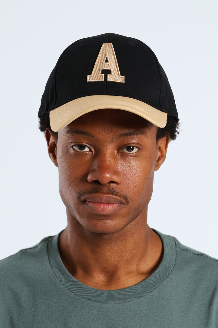Classic Cap - Black/Beige