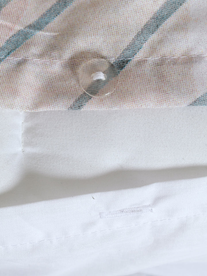 Watercolour Flower Print Duvet Cover Set - Pink