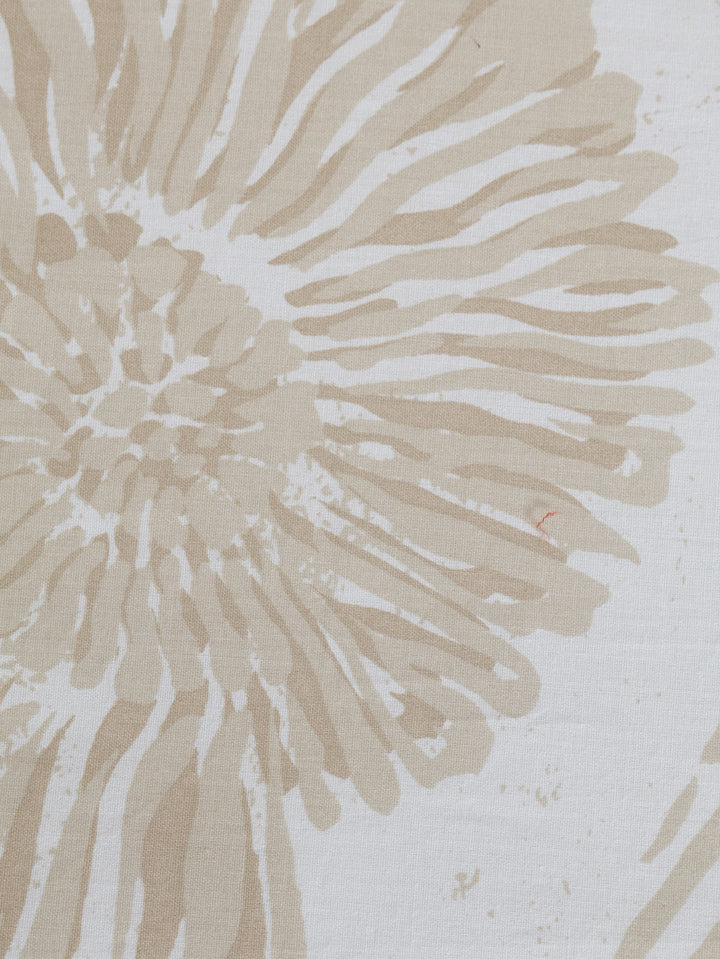 Cotton Mono Sea Shells Duvet Cover Set - Cream
