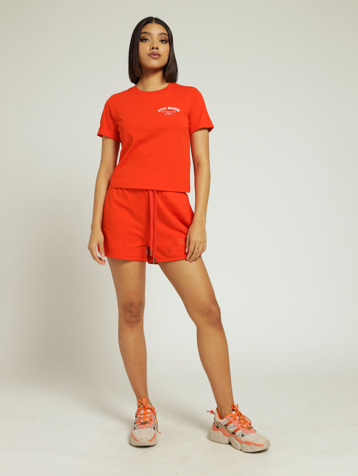 Tamsyn Jogger Shorts - Tangerine