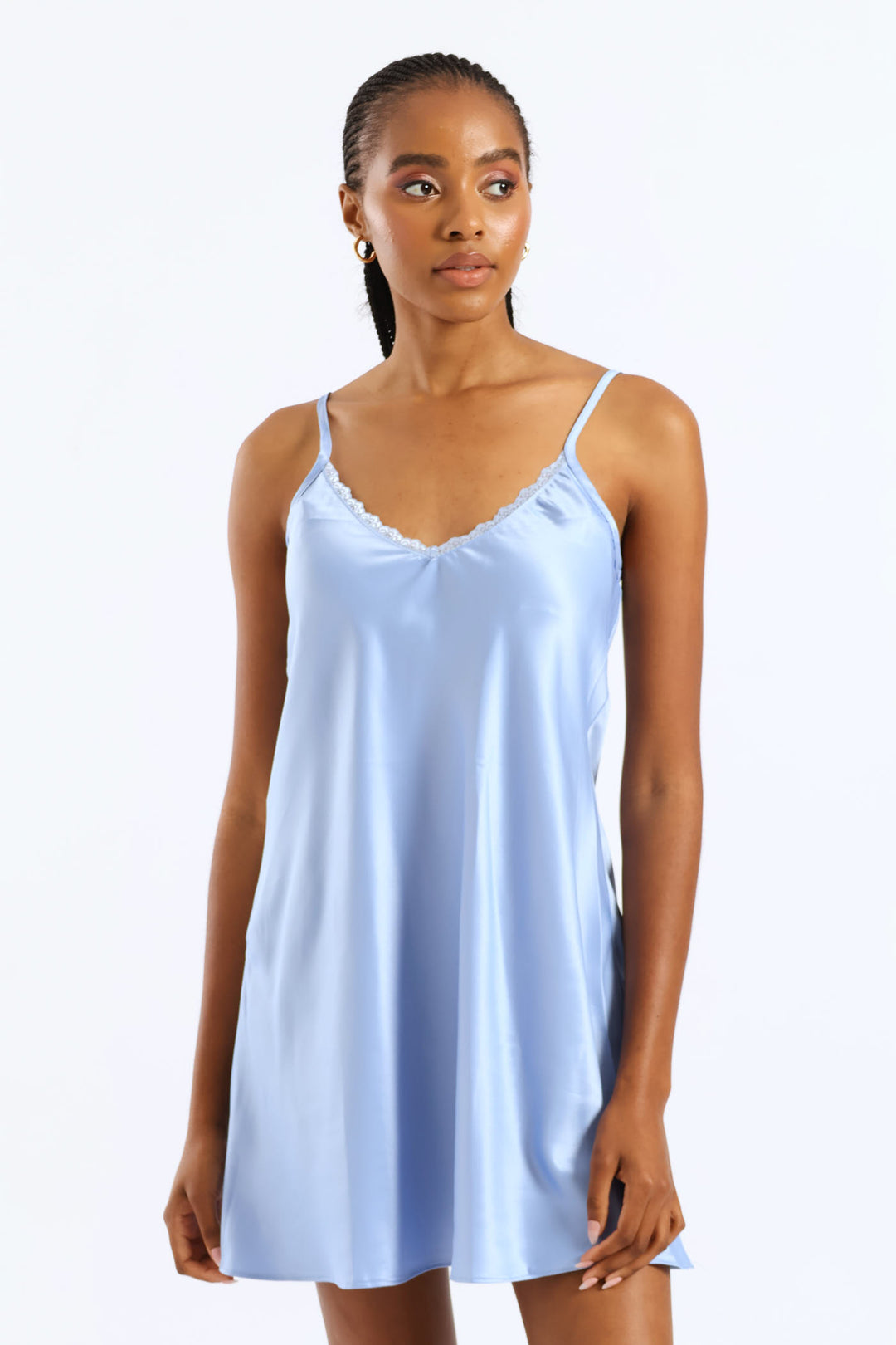 2 Pack Floral Line Chemise - Navy