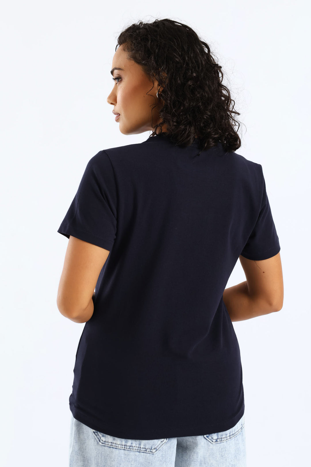 Lee Embroidered T-Shirt - Navy