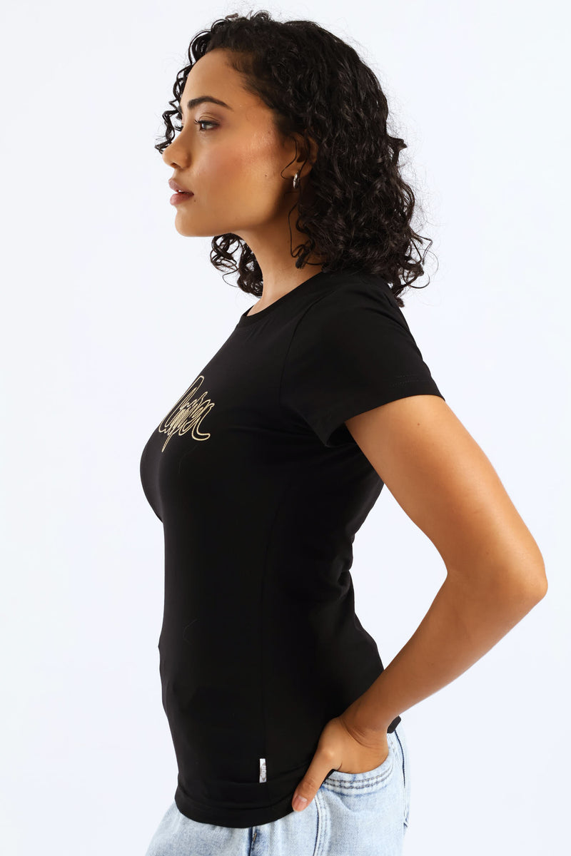 Slim Fit T-Shirt - Black
