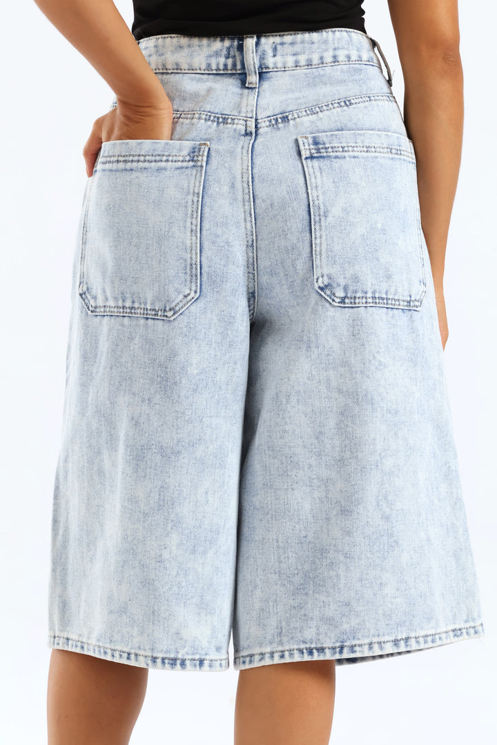 Jean Short - Acid Wash