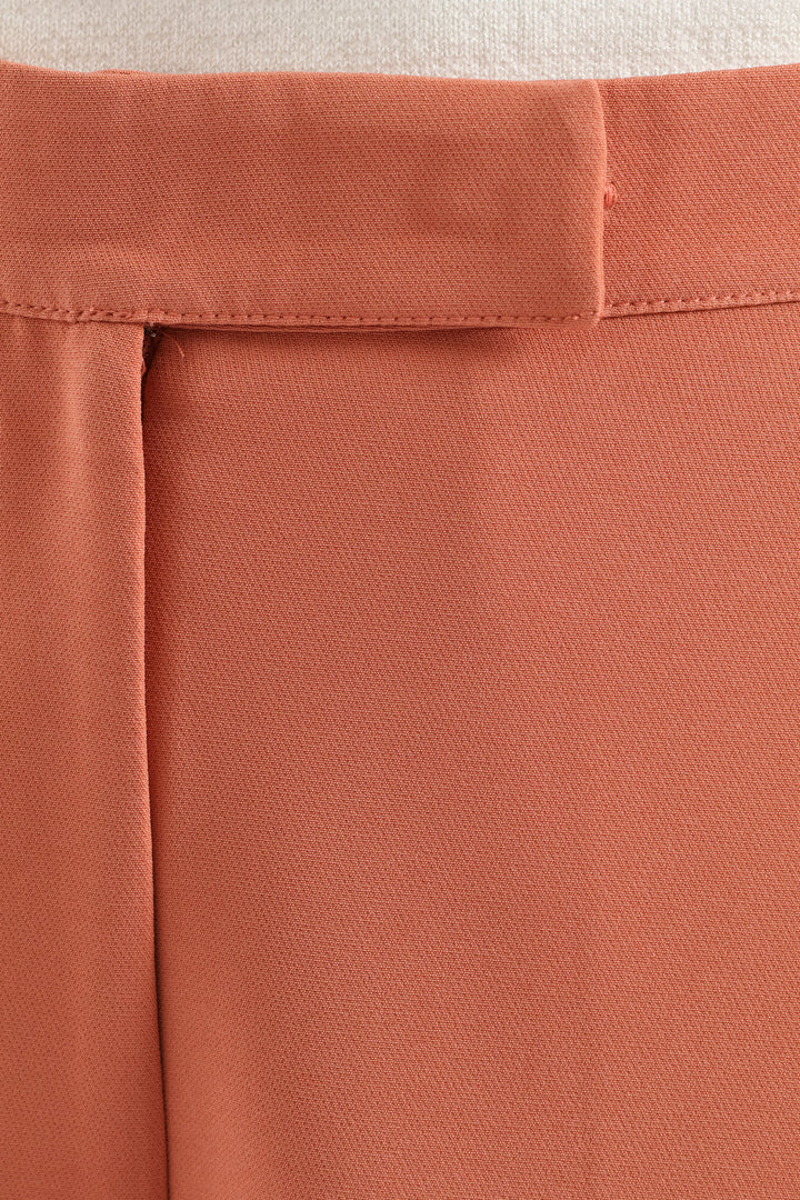 Extended Tab Tapered Leg Pant - Dusty Pink