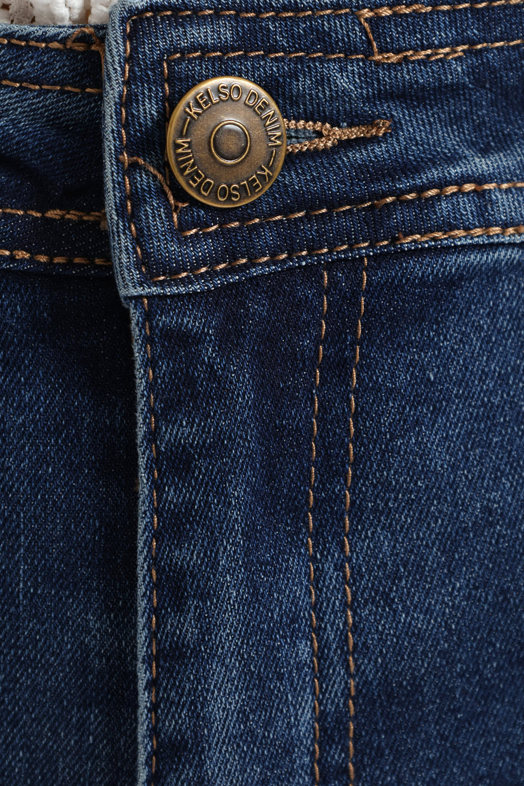 Hi-Rise Wide Raw Hem Wide Leg Jean - Dark Wash