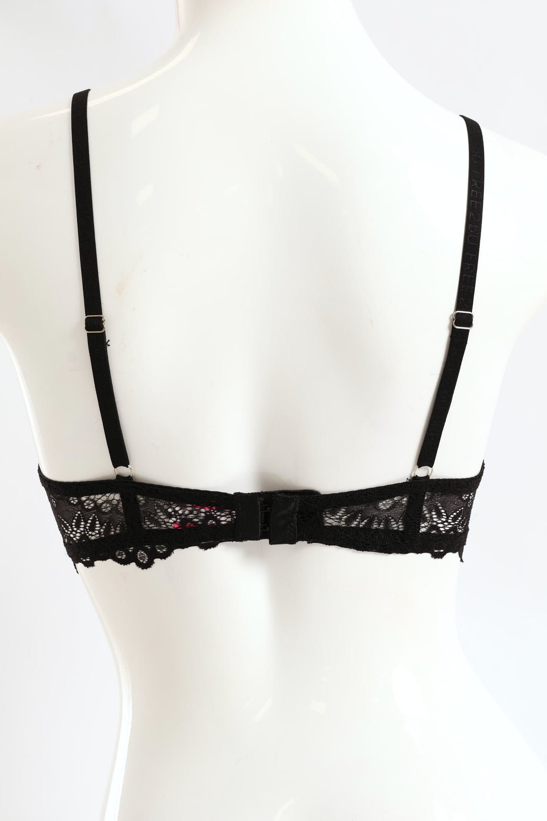 2 Pack Double Push-Up Bra - Chai/Black