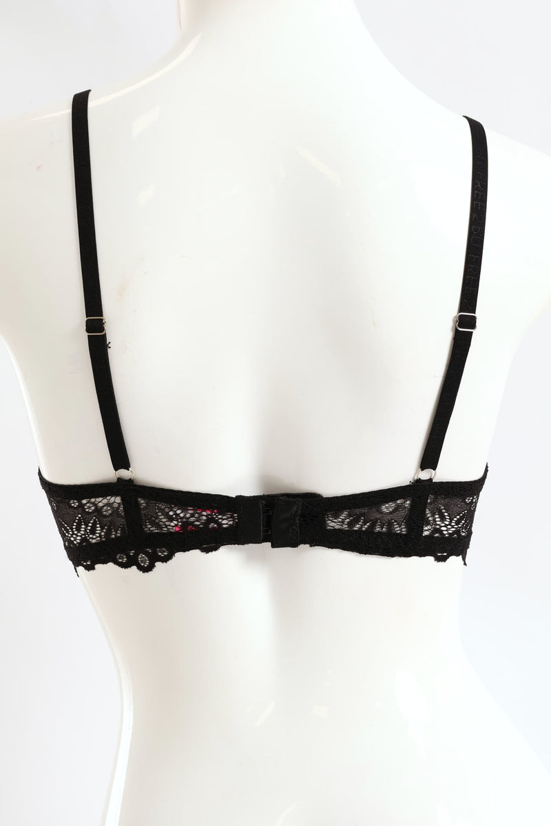 2 Pack Double Push-Up Bra - Chai/Black