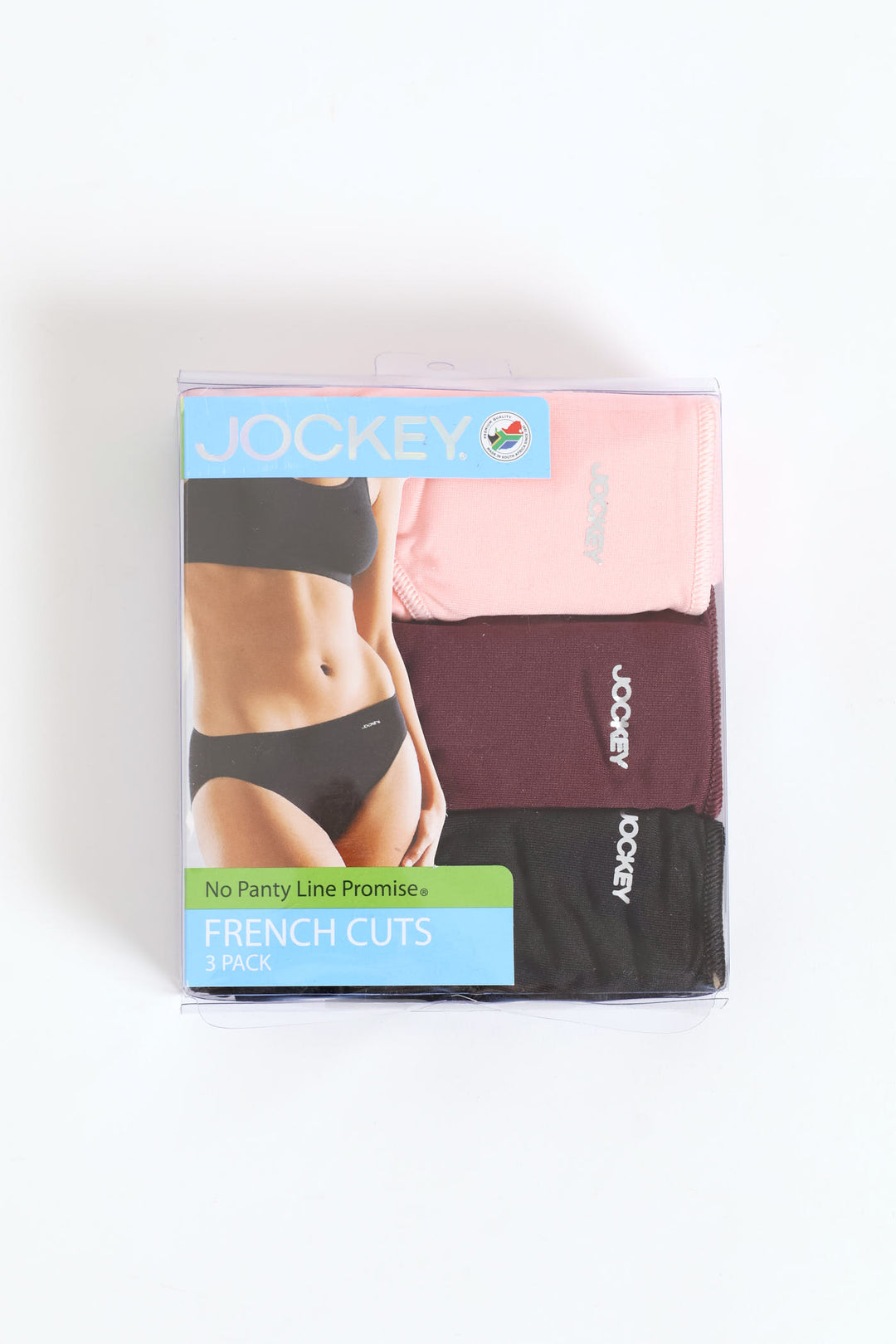 3 Pack Hi-Cut Plain Panties - Multi