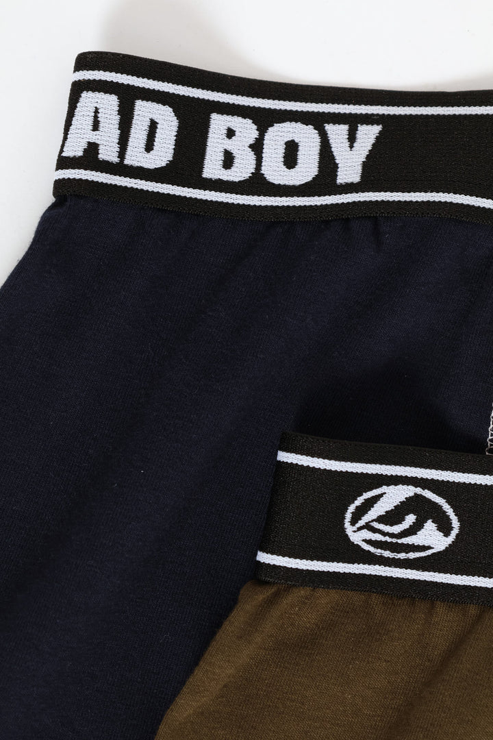 2 Pack Plain Trunks -Multi