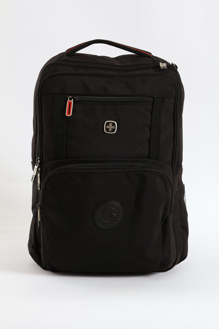 Badge Backpack - Black