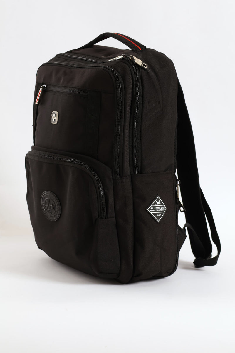 Badge Backpack - Black