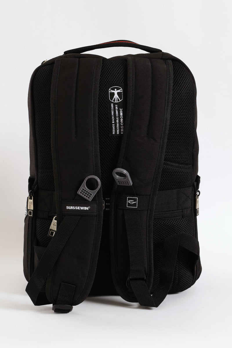 Badge Backpack - Black