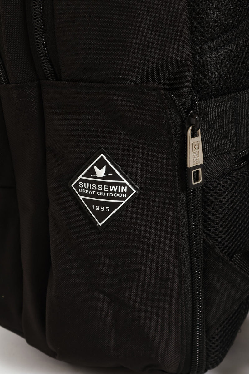 Badge Backpack - Black