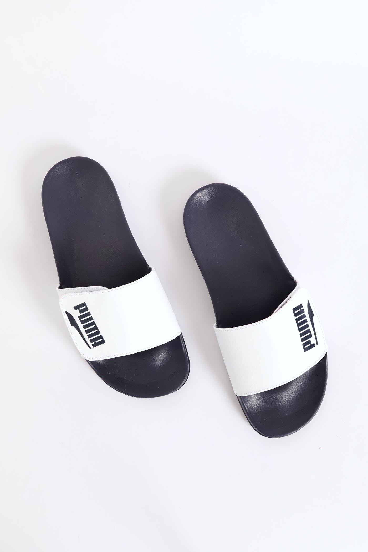 Mens Poolcat Velcro Zadp Slide Sandal - Navy/White – Edgars