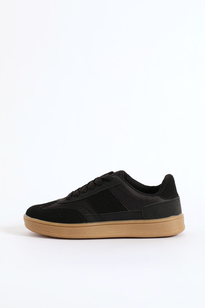 Boys Gumsole Sneaker - Black