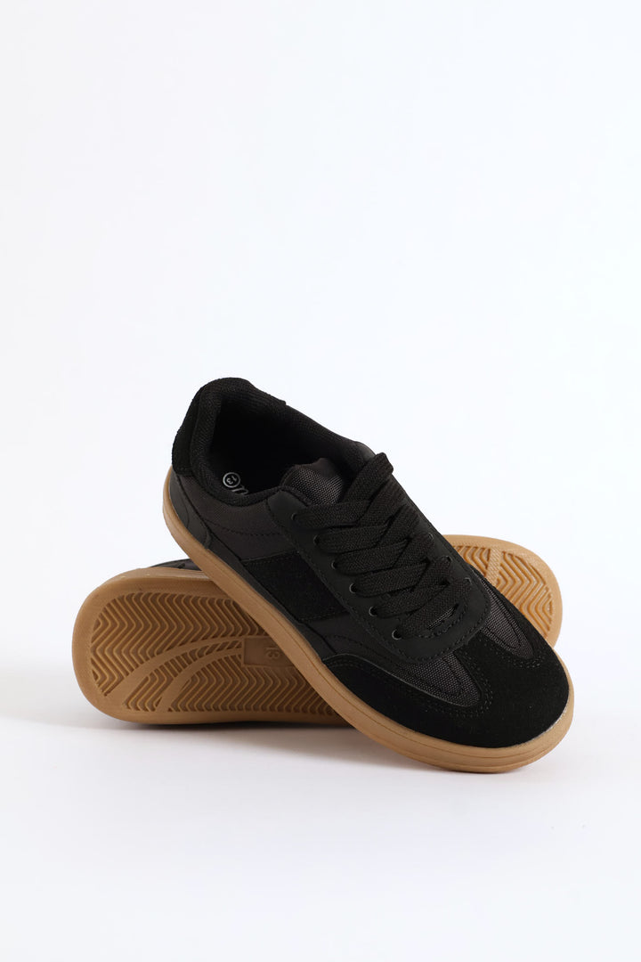 Boys Gumsole Sneaker - Black