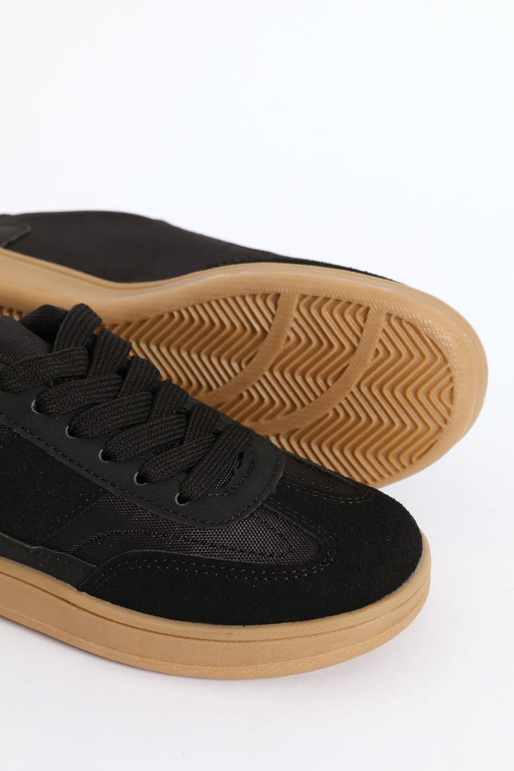 Boys Gumsole Sneaker - Black