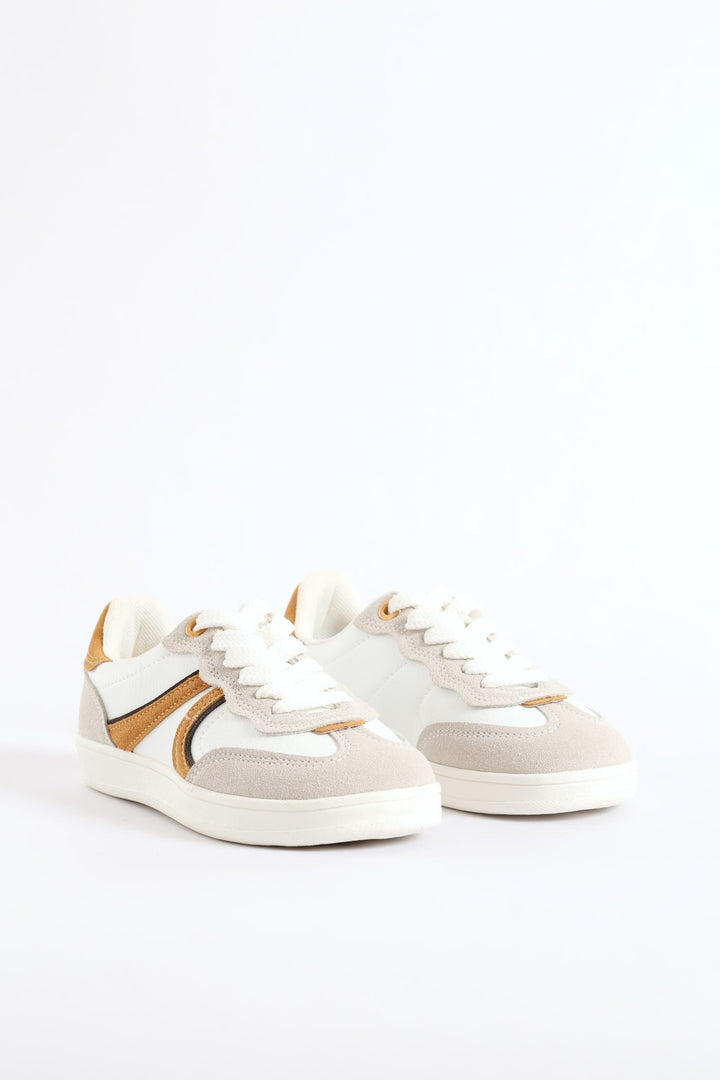 Girls Slim Sneaker - Off White